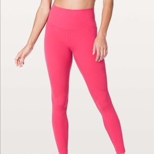Lululemon Align Legging size 6 bright pink